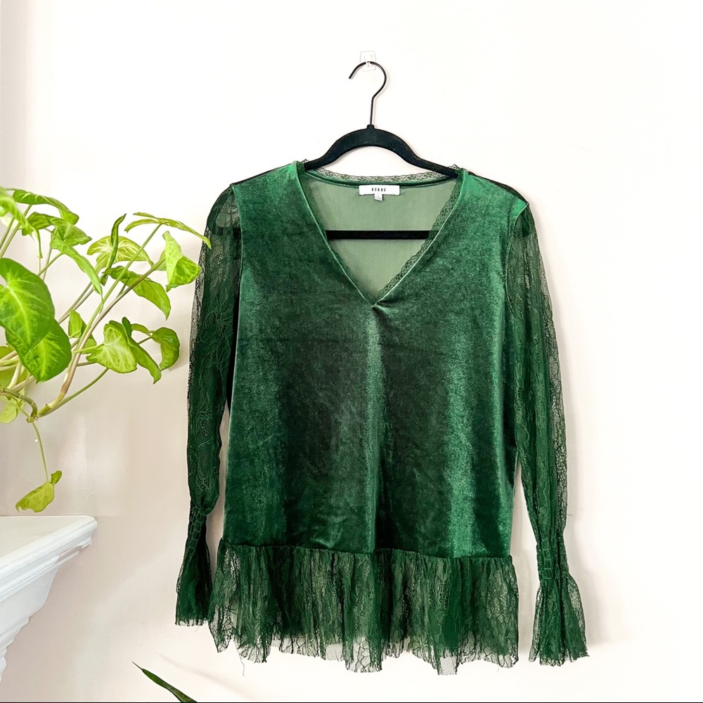 RO&DE velvet top